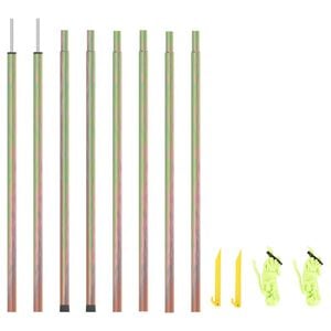 vidaXL Palice za senčno jadro 2 kosa 250 cm pocinkano jeklo