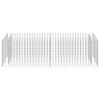 vidaXL Visoka greda gabion pocinkano jeklo 180x50x50 cm