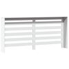 vidaXL Pokrov za radiator bel 175x20x82 cm inženirski les