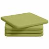 vidaXL Sedežne blazine 4 pcs Svetlo zelena 40 x 40 x 3 cm blago