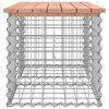 vidaXL Vrtna klop gabion 103x44x42 cm trden les douglas