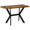 vidaXL Jedilna miza 110x55x75 cm trden mangov les