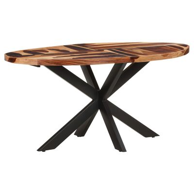 vidaXL Jedilna miza 160x90x75 cm trden akacijev les s palisandrom