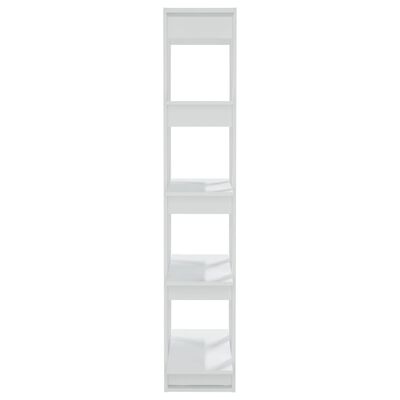vidaXL Knjižna omara/pregrada bela 80x30x160 cm iverna plošča