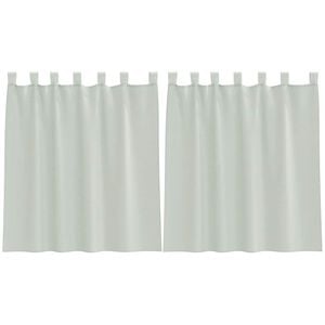 vidaXL Voile zavese z zankami 2 kosa svetlo sive 140x140 cm