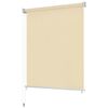 vidaXL Zunanje rolo senčilo 400x140 cm krem barve