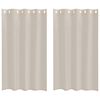 vidaXL Voile zavesa 2 kos Pe&scaron;čena 175 x 140 cm Poliester