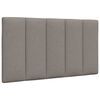 vidaXL Posteljni okvir brez vzmetnice Hanko Taupe 90x200 cm Tkanina