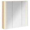 vidaXL Kopalni&scaron;ka ogledalna omara Sonoma hrast 73.5 x 15.5 x 70 cm