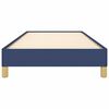 vidaXL posteljni okvir brez vzmetnice Modra 80x200 cm Tkanina