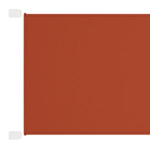 vidaXL Vertikalna markiza terakota 140x360 cm tkanina oxford