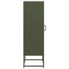 vidaXL Highboard Olive Green 36x39x123 cm Hladno valjano jeklo