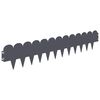 vidaXL Robovi trave 10 pcs 103 x 20 cm Jeklo Antracit