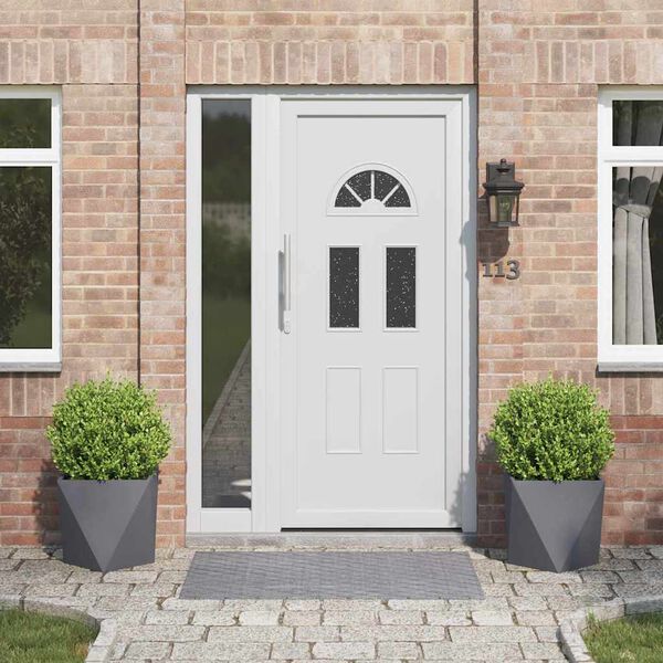 vidaXL Cvetlično korito 2 pcs Antracit 40 x 40 x 40 cm Jeklo