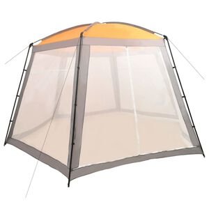 vidaXL &Scaron;otor za bazen iz blaga 500x433x250 cm siv