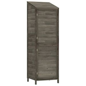 vidaXL Vrtna lopa antracit 55x52x174,5 cm trden les jelke