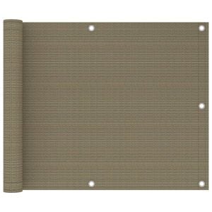 vidaXL Balkonsko platno taupe 75x300 cm HDPE