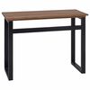 vidaXL Miza Naravna Trden tikov les 100 x 45 x 75cm