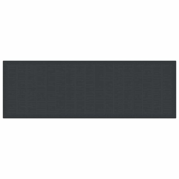 vidaXL Komplet za jedilnico v vrtu 11 pcs Antracit Plastika