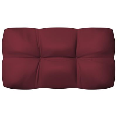 vidaXL Blazine za kavč iz palet 7 kosov vinsko rdeče