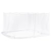 vidaXL Komar&scaron;čina za paviljon 220 mesh Bela 3,6 x 3 x 2 cm Poliester
