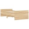 vidaXL Posteljni okvir s predali sonoma hrast 90x190 cm