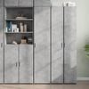 vidaXL Visoka omara betonsko siva 40x42,5x185 cm inženirski les