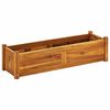 vidaXL Visoka greda iz akacijevega lesa 100x30x25 cm