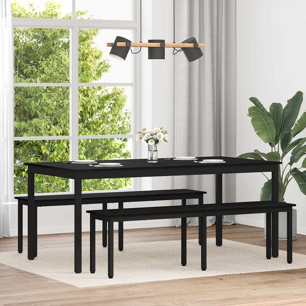 vidaXL Jedilne mize Konstruiran les