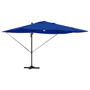 vidaXL Senčnik 351 x 250 x 253 cm Poliester in aluminij Azur modra