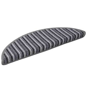 vidaXL Samolepilni stopni&scaron;čni tepihi 15 kos 56 x 17 x 3 cm Non-Slip