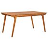 vidaXL Vrtna miza 150x90x75 cm trden akacijev les