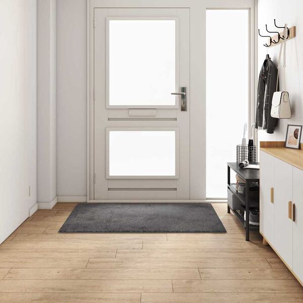 vidaXL Preproga za tek Siva 100 x 150 cm 100% polipropilenski tuf