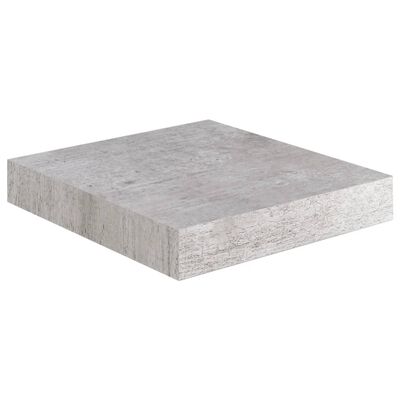 vidaXL Stenske police 4 kosi betonsko sive 23x23,5x3,8 cm MDF