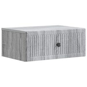 vidaXL Nočna omarica Siva Sonoma 49 x 34,5 x 20 cm Inženirski les