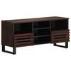 vidaXL TV omarica rjava 100x34x46 cm trden mangov les