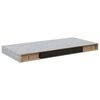 vidaXL Stenske police 4 kosi betonsko sive 50x23,5x3,8 cm MDF