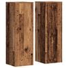 vidaXL Stojalo za rastline 2 kosa starinski les 33x33x100 cm inž. les