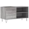 vidaXL Omarica za gramofonske plo&scaron;če siva sonoma 85x38x48 cm inž. les