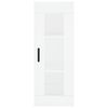 vidaXL Visoka omara bela 34,5x34x180 cm inženirski les