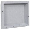 vidaXL Ni&scaron;a za tu&scaron; kabino mat siva 41x51x10 cm