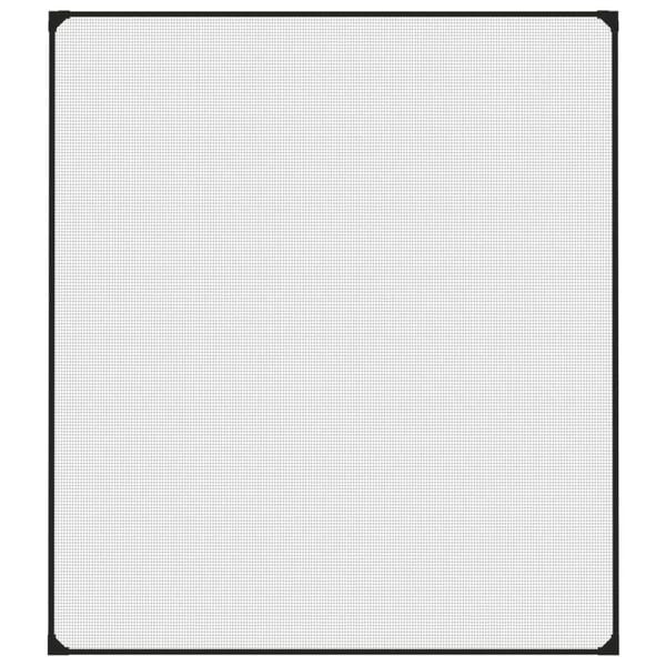 vidaXL Magnetni komarnik za okna antracit 130x150 cm