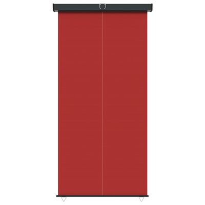 vidaXL Balkonska stranska tenda 145x250 cm rdeča