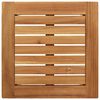 vidaXL Setzaobedovanjenavrtu 3 pcs Rjava Trdna teakova wood