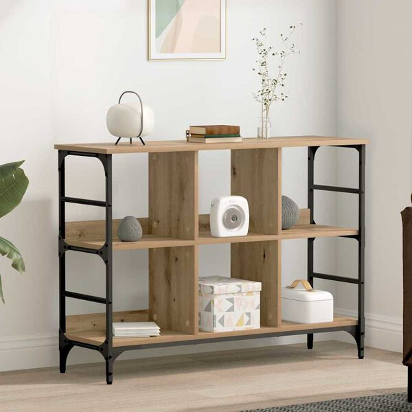 vidaXL Strani &scaron;al Umetni hrast 102 x 32 x 73,5 cm