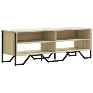 vidaXL TV omarica sonoma hrast 122x34x41 cm inženirski les
