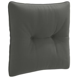 vidaXL Hrbtna blazina PUTTEN 100% poliester Antracit 40 x 40 x 10 cm