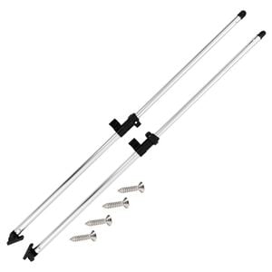vidaXL Podporne palice za bimini tendo 2 kosa aluminij