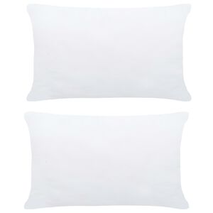 vidaXL Polnila za blazine 2 kosa 60x40 cm bele barve