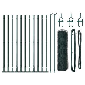 vidaXL Steber ograje. Zelena